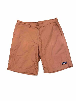 #ad Patagonia Shorts Men#x27;s 32 Faded Pink Organic Cotton 8quot; Inseam Casual Preppy $19.00