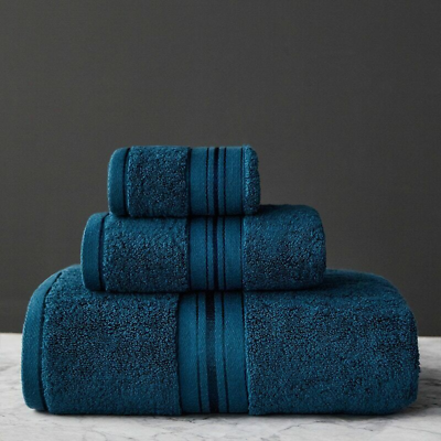 #ad Egyptian Cotton Towel Bath Towel Face Towel Bathroom Towel Travel Sports Towels $17.41