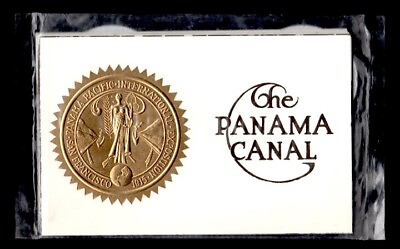 #ad 10 PANAMA CANAL POST CARD SET Sealed 1977 HISTORY CO. SF CA PPIE=Related samp;h$4US $6.95