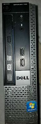 Dell Optiplex 790 USFF Quad Core i5 Windows 10 Pro Desktop PC 250GB HDD 8GB RAM $60.00