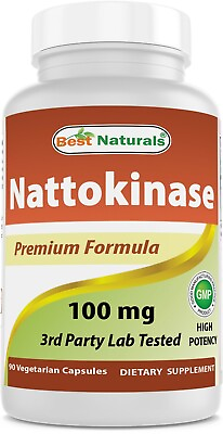 #ad Best Naturals Nattokinase 100 mg 90 Vcaps $13.50