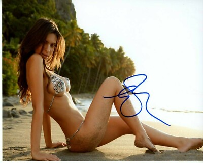#ad EMILY RATAJKOWSKI Signed 8x10 SEXY BEACH BIKINI Photo w Hologram COA $169.34