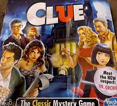 #ad CLUE New Suspect Dr Orchid Classic Mystery Board Game Hasbro 2018 $12.95