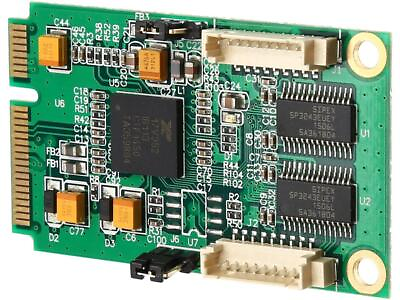SYBA 2 Port Serial Mini PCI e Controller Card RS 232 DB9 RS 422 RS 485 Mod $31.48