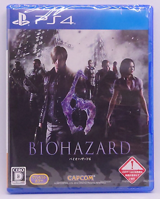 #ad NEW PS4 Resident Evil 6 Bio Hazard 6 Region Free Survival Horror Games Japanese $34.20