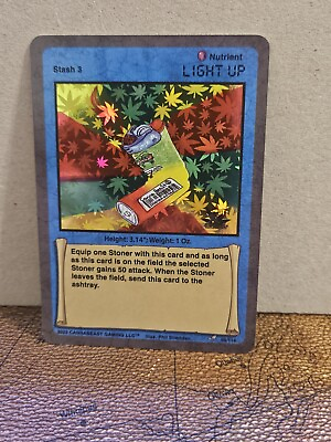 #ad Cannabeast TCG Light Up Holo 1st Edition NM 2023 Pack Fresh 68 114 Gaming Card $10.00