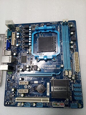 #ad Gigabyte GA M68MT S2 Socket AM3 Motherboard Unit computer pc board $30.00