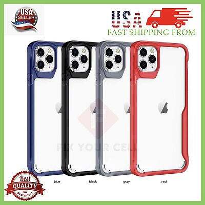 #ad For iPhone 13 12 11 X XS XR Mini Pro Max 6S 7 8 Plus Shockproof Cover Clear Case $2.72