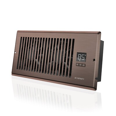 #ad Quiet Register Booster Fan T4 for 4 x 10quot; Heating Cooling Register Bronze E.4 $39.99