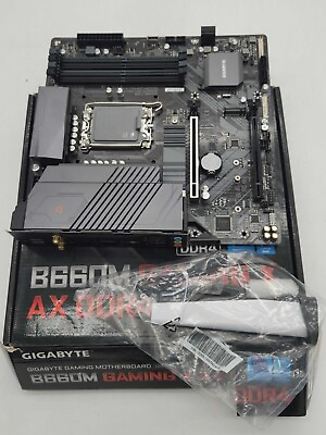 #ad GIGABYTE B660M GAMING X AX DDR4 LGA 1700 Intel Motherboard *READ* #52179 $69.99