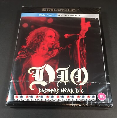 #ad Dio: Dreamers Never Die 💥4K UHD Blu ray UHD Region FREE 💥 Same Day Ship $23.44