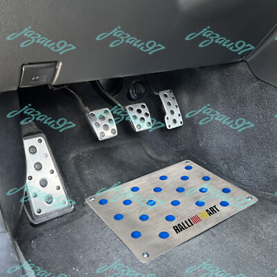 #ad For JDM Ralliart Car Anti Skid Floor Mat Carpet Rest Pedal Pad Cover 11.5quot; x8.5quot; $24.84