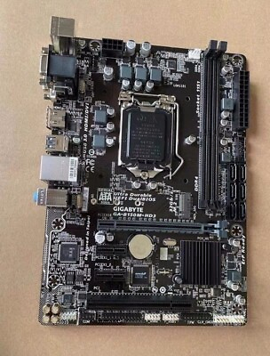 GIGABYTE B150M HD3 Motherboard LGA1151 Chipset Intel B150 DDR4 DVI VGA $64.40