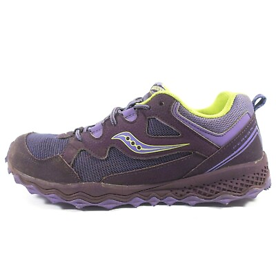 #ad Saucony Peregrine Water Resistant Trail Running Shoes Men#x27;s Size 7 Purple $19.99