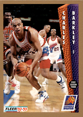 #ad 1992 Fleer Charles Barkley #178 Phoenix 76ers Suns HOF Free Shipping $2.00