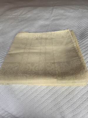 #ad 5 Lovely Yellow On Yellow 22” Square Linen Napkins $15.00