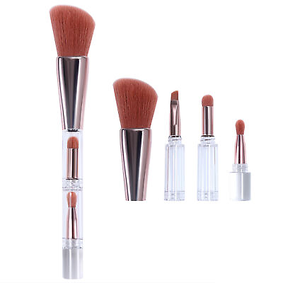 #ad 4 in 1 Pro Makeup Brushes Set Blush Eyebrow Eyeshadow Brush Cosmetic Kit $13.99