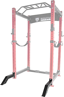 #ad 1000 Pound Capacity 3” X 3” Power Cage Power Rack Squat Stand Includes J Hooks $57.86