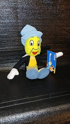 #ad Disney Toy Factory RARE Authentic Jiminy Cricket Plush Pinocchio 14” Tags $25.00