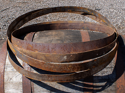 #ad Whiskey Barrel Metal Bands Barrel Hoops Burbon Barrel Rings $52.99