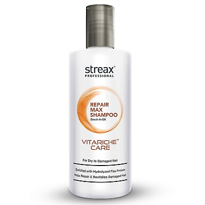 #ad Streax Professional Vitariche Care Repair Max Shampoo 300ml AU $28.85
