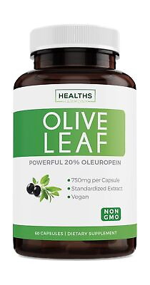 #ad Healths Harmony Olive Leaf Extract NON GMO Super Strength: 20% Oleuropein $17.47