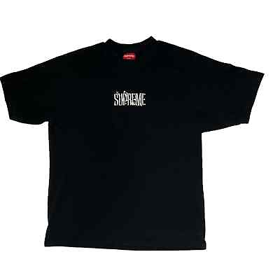 #ad Supreme Mens short sleeve T shirt medium logo $32.00