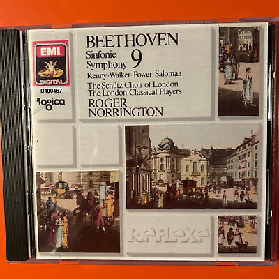 #ad BEETHOVEN: SYMPHONY NO. 9 LONDON CLASSICAL PLAYERS NORRINGTON CD 1987 EMI NM $2.99