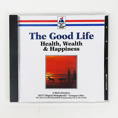 #ad THE GOOD LIFE Self Hypnosis CD Dick Sutphen Guided Imagery Health Wealth Happy $14.89