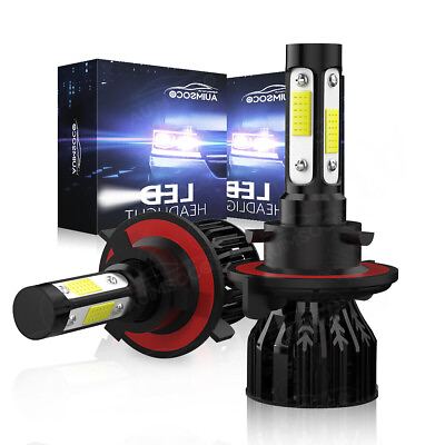 #ad 4 Side H13 9008 LED Headlight Bulb High Low Beam 6000K For Chevy Cruze 2011 2015 $29.99