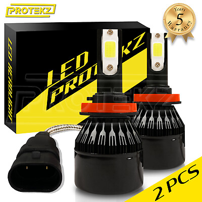 9006 HB4 CREE 1700W 255000LM LED Headlight Kit Bulb 6500K High Power vs 120w HID $29.05
