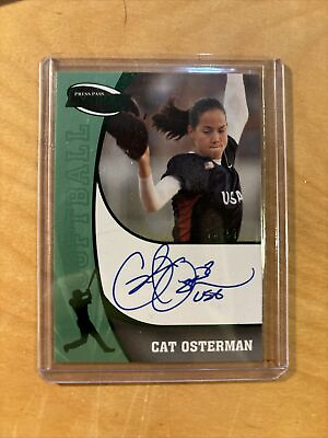 #ad Cat Osterman 2009 Press Pass Fusion autograph auto card SS CO Green Number 73 97 $199.00