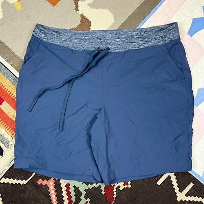 #ad Duluth Trading Women#x27;s Hybid Shorts Armachillo Cooling Blue 20W Outdoor Casual $27.95