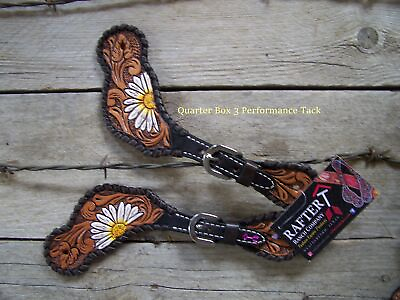 #ad Spur Straps Painted Daisy Ladies by Rafter T Ranch Company $74.95