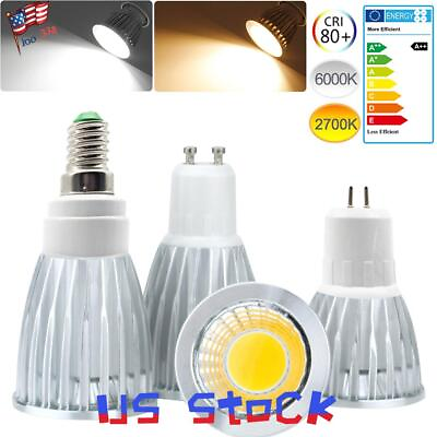 #ad Super Bright COB LED Lamp GU10 E27 E14 GU5.3 LED Bulb 9W 12W 15W Spotlight USA $9.89