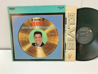 #ad ELVIS: LP VINYL RECORD: VOLUME 3 GOLDEN RECORDS LSP 2765 $12.00