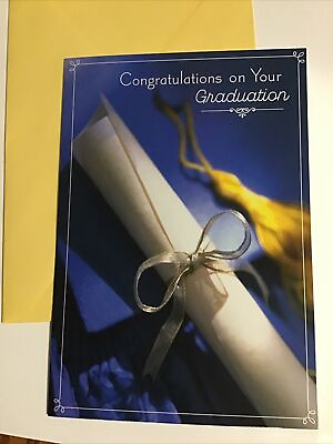 #ad Graduation “ Congratulations On Your Graduation “ 5”x7” Hallmark Greeting Card $2.99