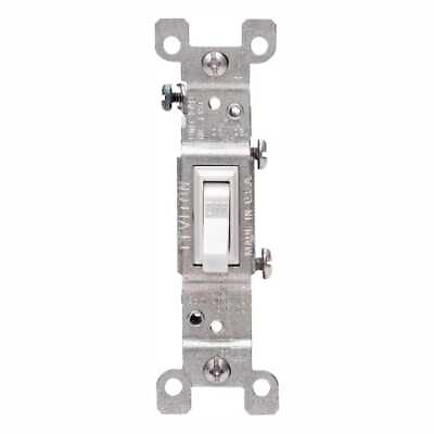 #ad 15 Amp Single pole Switch White 10 pack Leviton Switches Ac ca Of Light $10.54