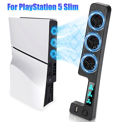 #ad Upgraded Quiet Cooler Fan Cooling Accessories for PS5 Slim Disc Digital Console $16.98