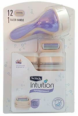 #ad Schick Intuition Pure Nourishment Kit Includes 1 Razor 12 Refill Cartridges $29.99