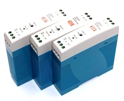 3 NEW MEAN WELL MDR 20 5 SLIMLINE POWER SUPPLY MODULES MDR205 $80.00