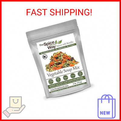 #ad The Spice Way Vegetable Soup Mix 4 oz dried vegetables for all kind of soups $11.10