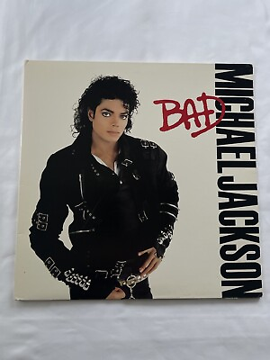 #ad MICHAEL JACKSON BAD 1987 OE 40600 GATEFOLD EX VG Vinyl LP Album $22.00