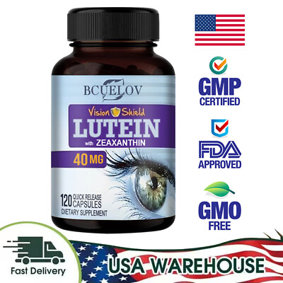 #ad Lutein 40 Mg with Zeaxanthin Vision Health Eye Strain Support $15.08