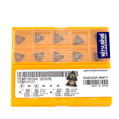 #ad MITSUBISHI TCMT110204 UC5115 Carbide Inserts CNC # $29.98