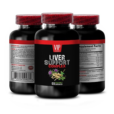 #ad Boost Liver Health LIVER SUPPORT COMPLEX Herbal Formula 1 Bottle 60 Capsules $18.95