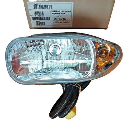 #ad Meyer Nite Saber 07225 Headlight Left Snow Plow Light Driver Side with Wire Bolt $287.99
