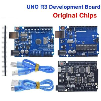 #ad UNO R3 Development Board ATMEGA328P Chip CH340G Box ATMEGA16U2 WiFi For Arduino $16.99