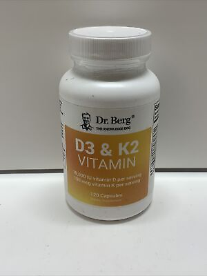 #ad Dr. Berg#x27;s D3 amp; K2 Vitamin 120 Capsules $35.00