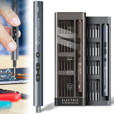 #ad Electric Screwdriver Set 51 in 1 Mini Cordless Precision Screwdriver Repair Tool $39.99